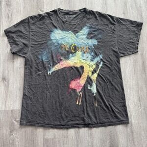 The Cure Shirt Mens 2XL Black The Head On The Door Graphic Rock Band Tee T-Shirt